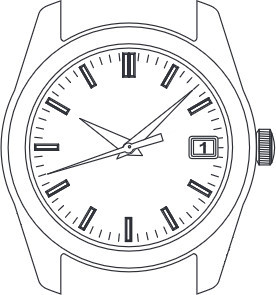 Dessin du mouvement NH35 de Seiko